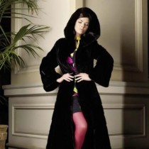 Шуба с капюшоном